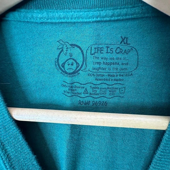 Life Is Crap‎ Hunting Deer Comedy Tee Shirt Mens Size XL - Picture 3 of 5